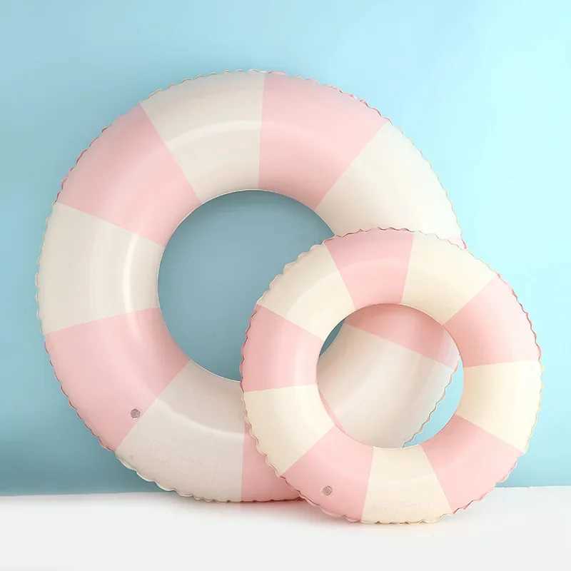 Hot-selling Factory Wholesale Thickened PVC Double Airbag Handle Swim Ring for Adult Inflatable Floating Ring M260316