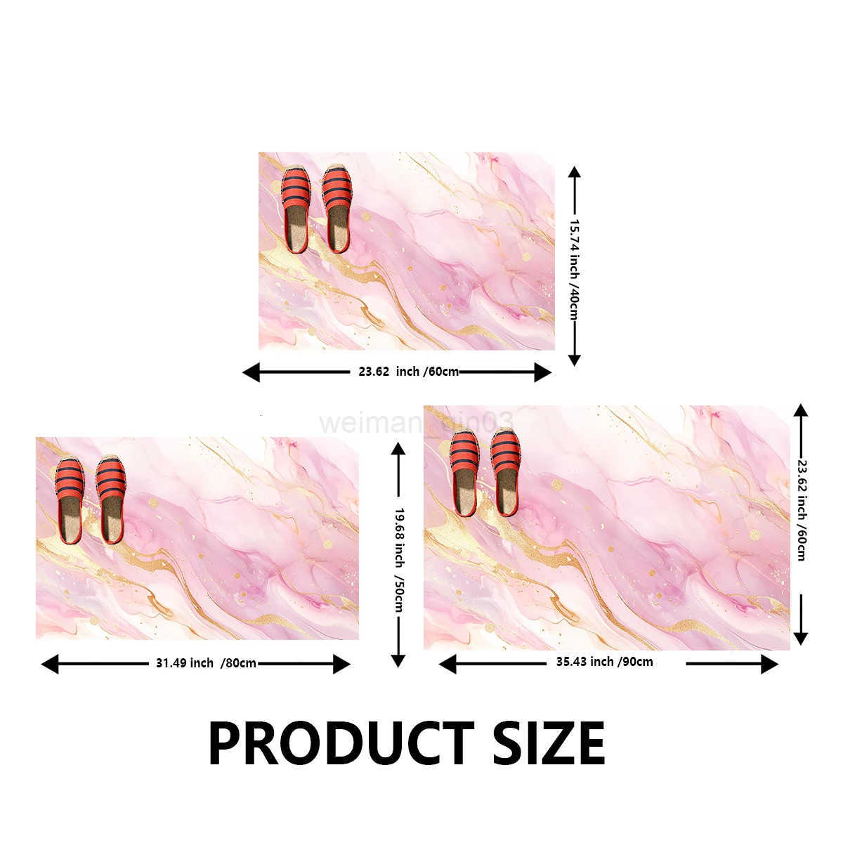 Diatomaceous Earth Bath Mat Absorbent Bathroom Rug Non Slip Foot Mats Quick Dry Shower Floor Pad Toilet Carpet Washable H260316