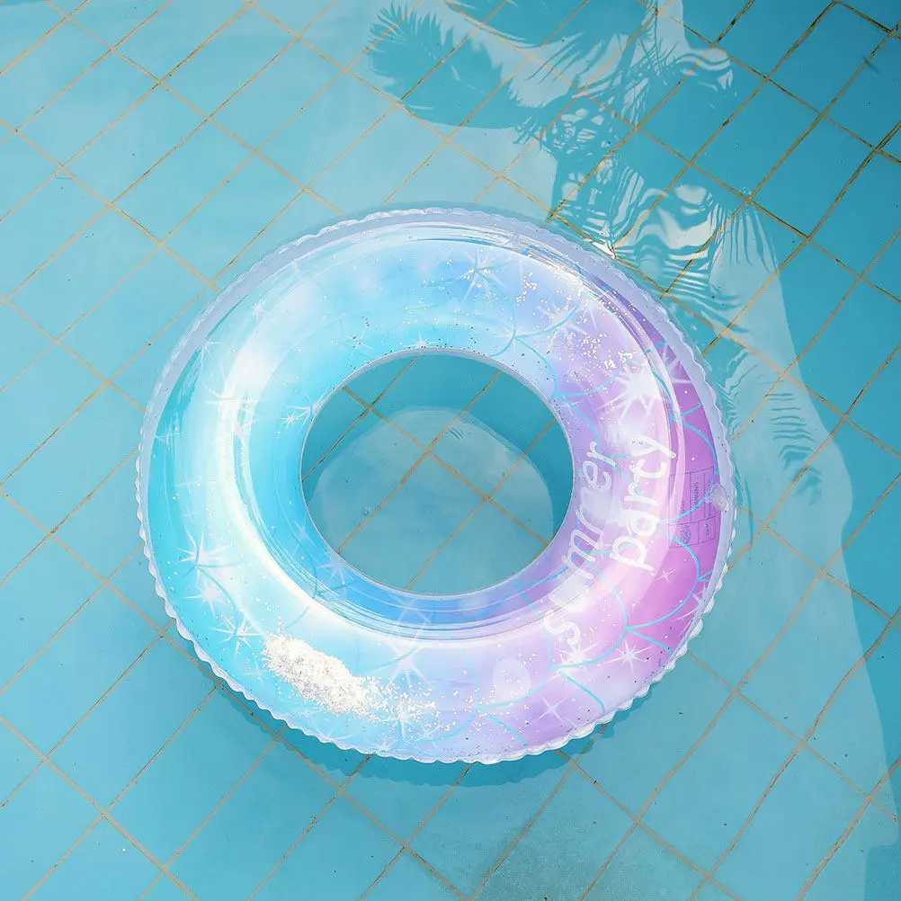 Inflatable Swimming Ring Durable Pvc Adult Swim Pool Beach Lake River Water Fun Party Thickened Safety Sealing Wear M260316
