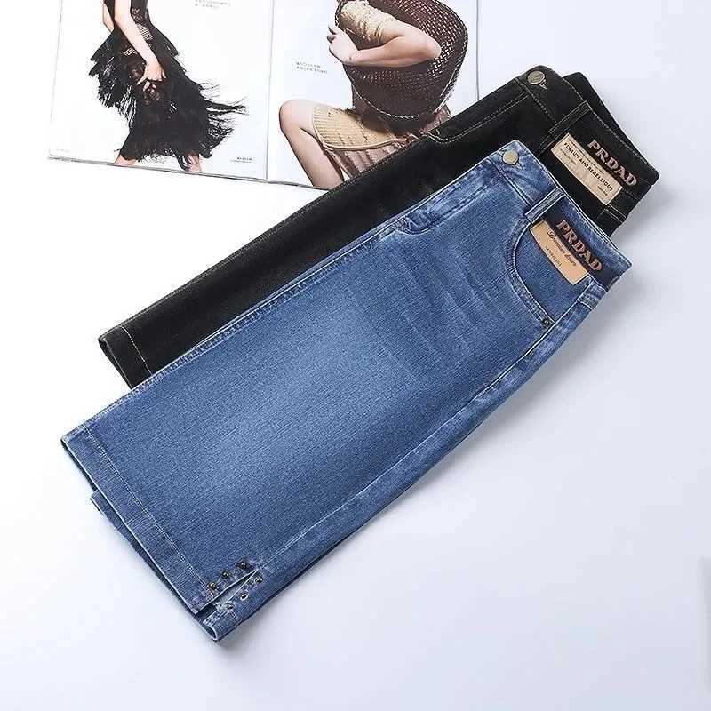Womens Denim Skirts Spring Summer High-waisted Jeans Skirts Streetwear Female Sexy Sheath Skirts Fashion Split Retro Skirts M260316