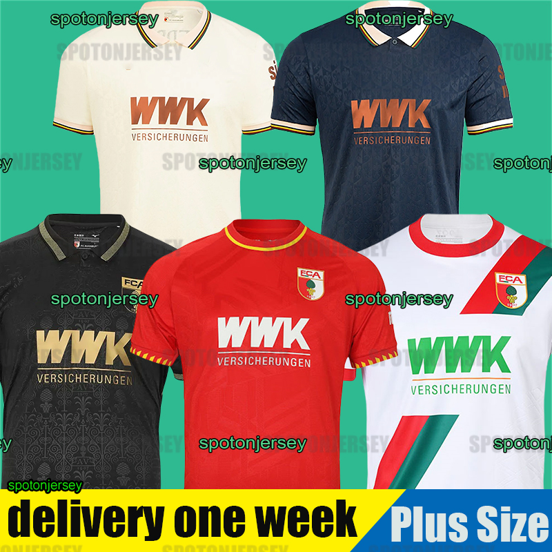 XXXL FC 25 26 Augsburg Jerseys 2025 2026 Football Shirts Men Uniform football jersey Augsburg Trikot