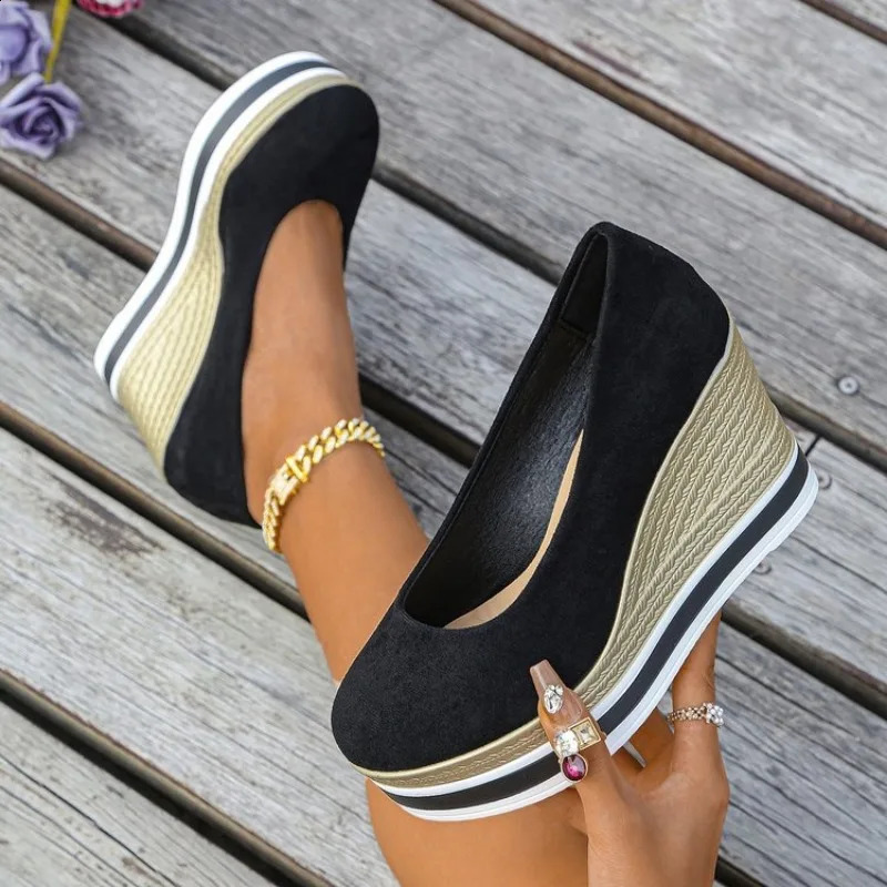 Women Shoes Loafers Wedges Platform High Heels Sandals Summer Trend Casual Shoes Dress Pumps Sandalias Mujer 260625 - view 5