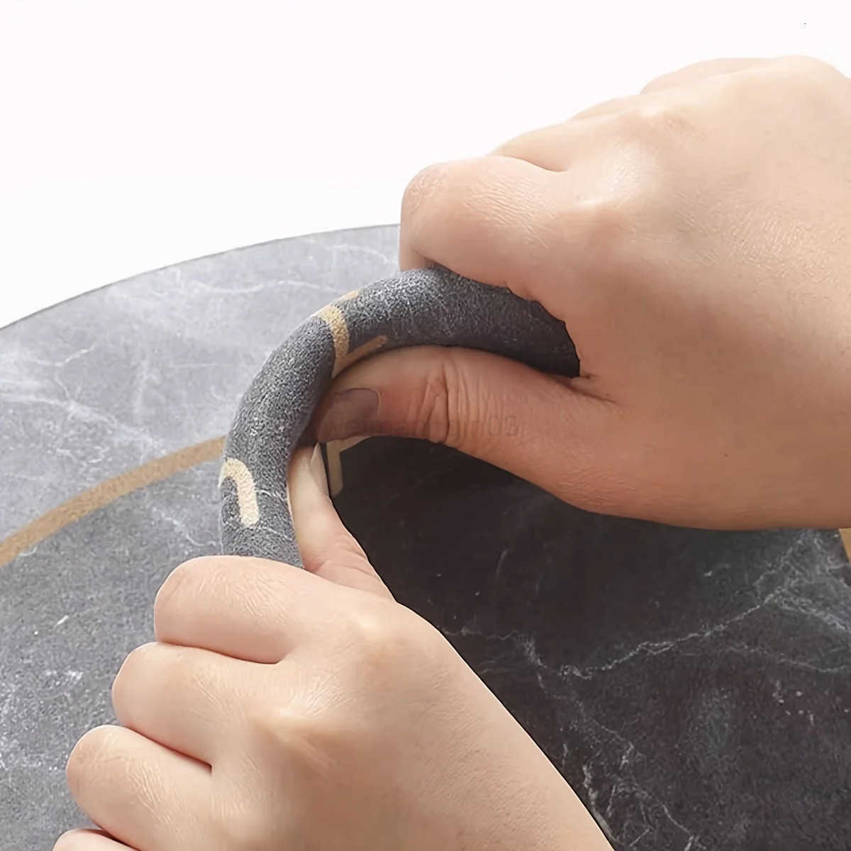 VIKAMA minimalist geometric style bathroom diatomaceous earth carpet water absorbing anti slip quick drying bathroom carpet H260316