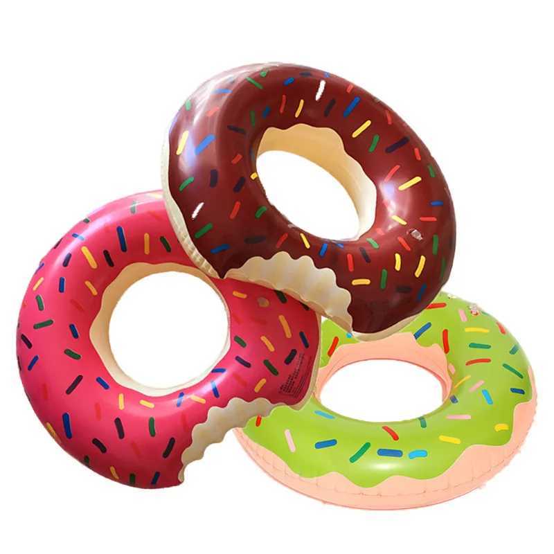 OPHIDIAN Childrens swimming ring cartoon donut swimming ring water park adult pvc inflatable swimming ring M260316