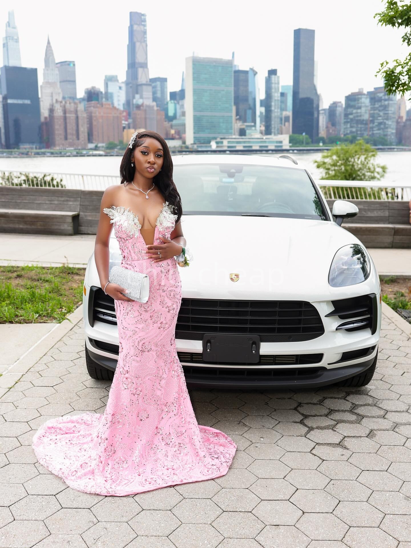 Aso Ebi Pink Prom Dress 2026 Mermaid Prom Dress Crystals Floral Sequined Lace Sparkly Evening Dress Sequined Birthday Formal Women Pageant Party Gowns