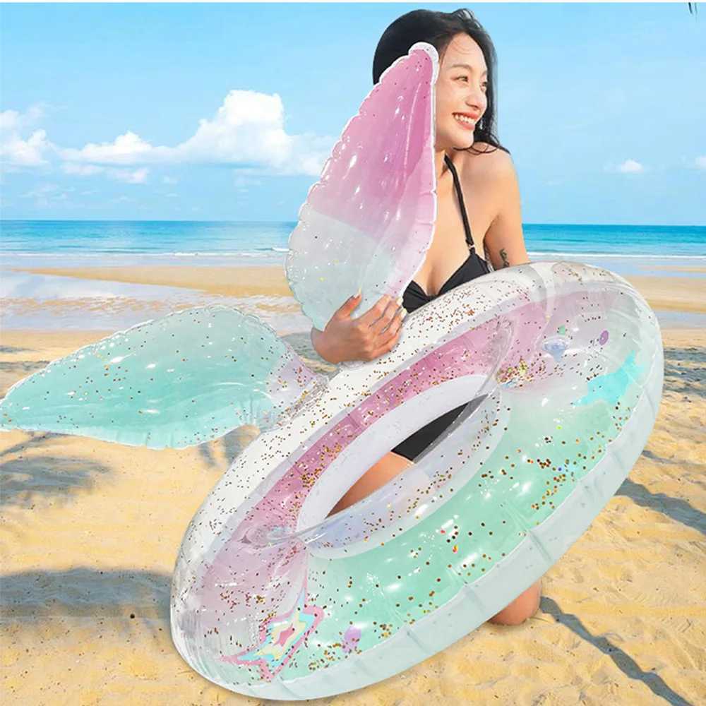 Pool Float Adult Swim Ring Inflatable Swim Tube Swim Accessory For Summer Water Sports Swimming Circle Swim Float A33 M260316