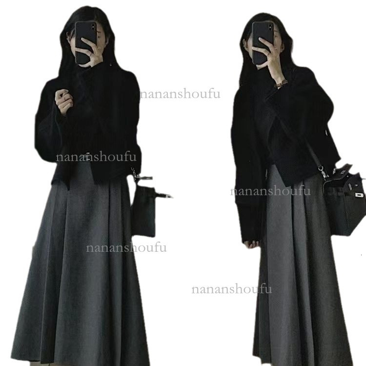 2026 Luxury Double Sided Cashmere Designer Jacket Hepburn Style Fashionable Short Thickened Wool Coat Autumn/winter Trendy Essential Women's Smal