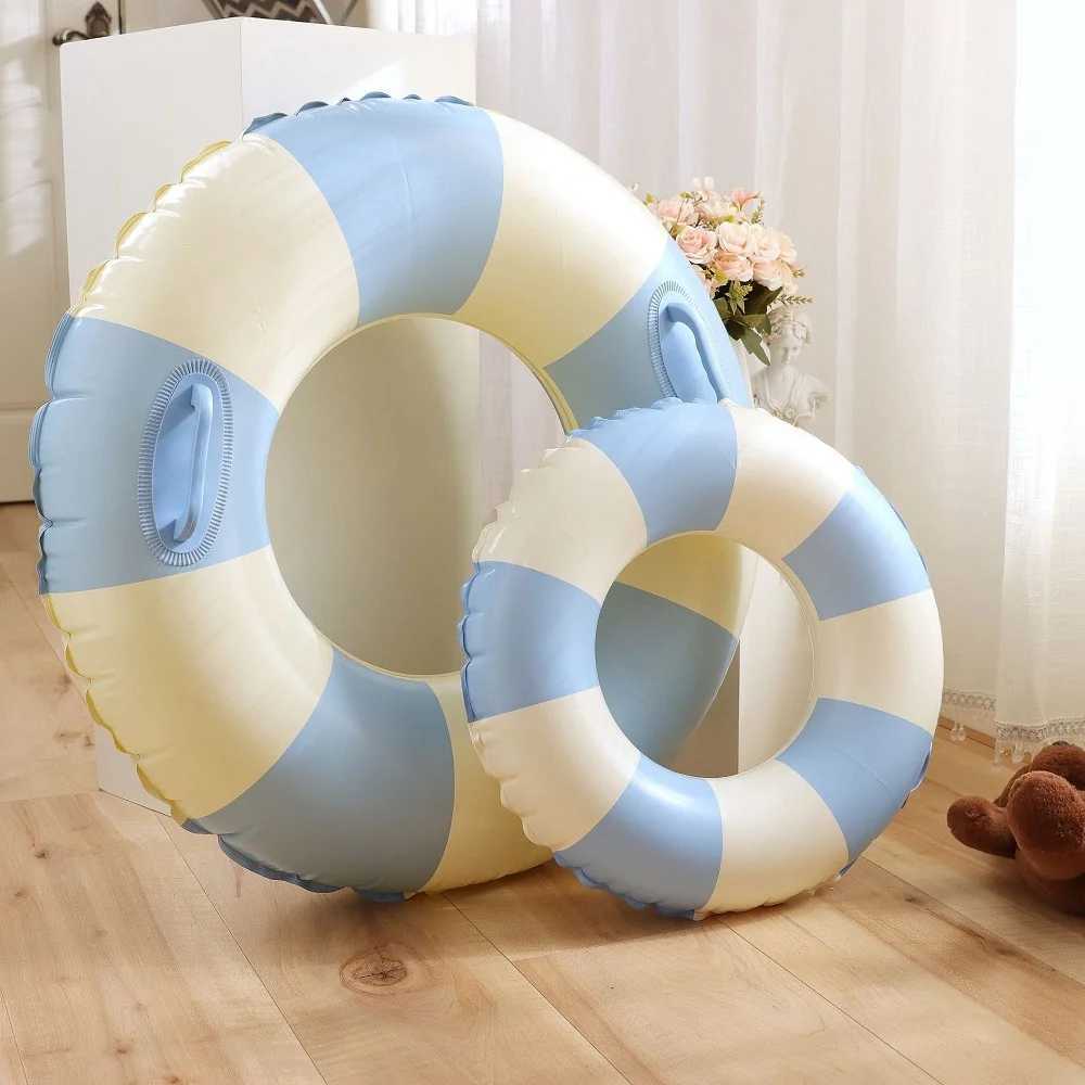 Donut Swimming Ring Inflatable Pool Float for Adult Swimming Circle Swim Tube Water Sports Swim Accessory Swim Float M260316