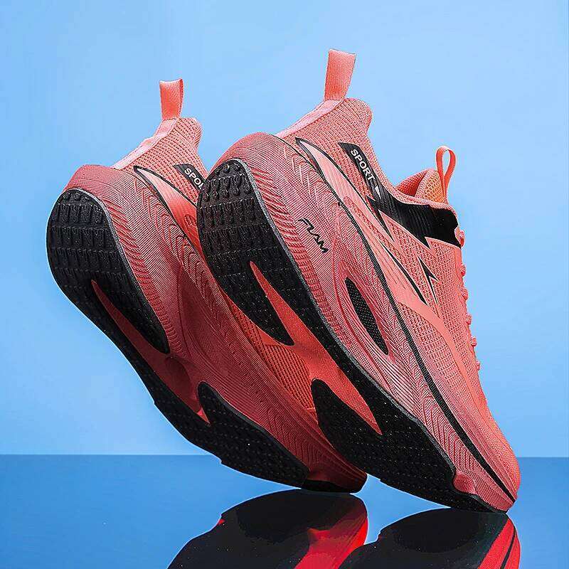 Sport Fashion Platform Sneakers Women Flats Running for Men Casual Shoes Mesh Couple Jogging Tennis