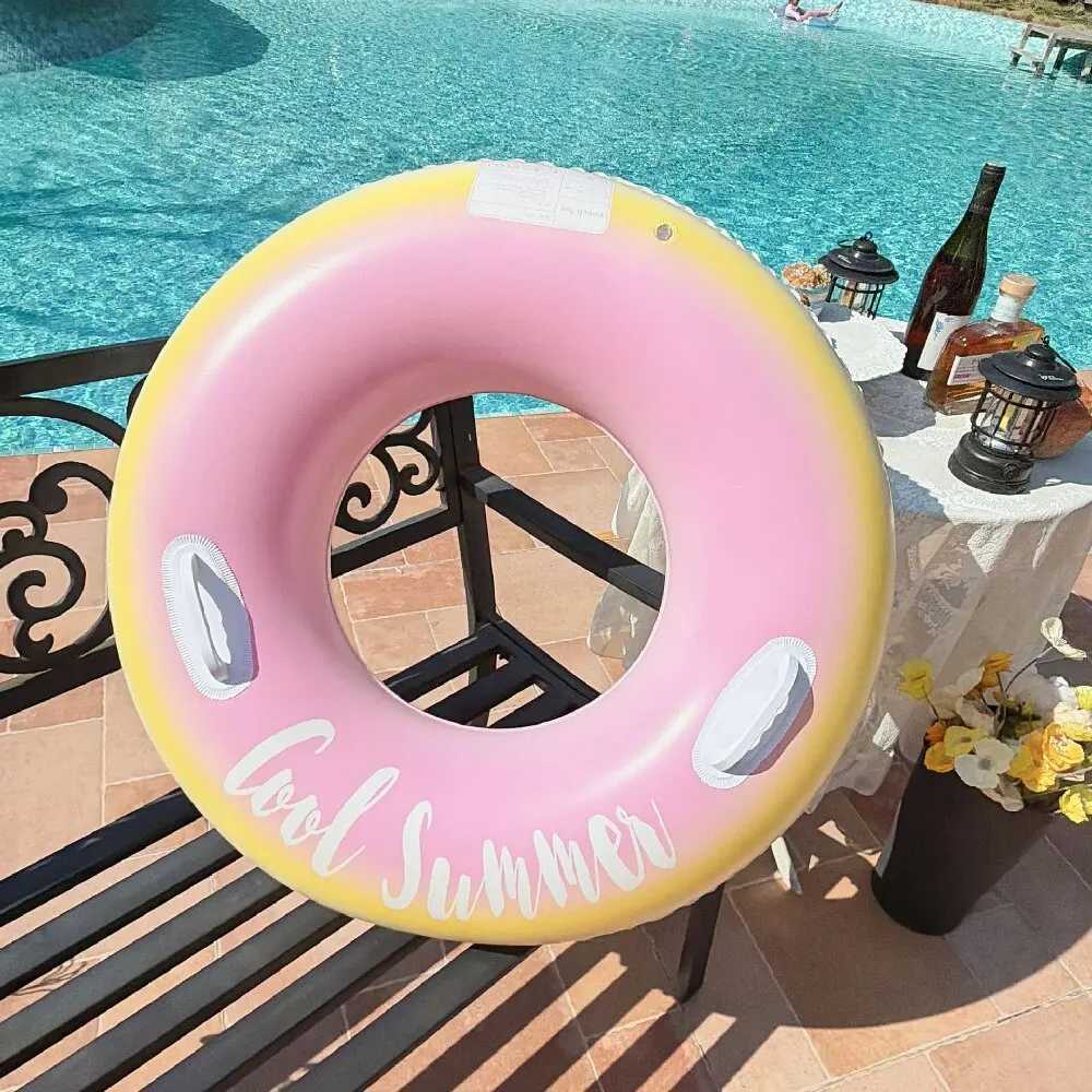 Rooxin Inflatable Pool Float Swimming Ring For Adults Water Play Swim Tube Swimming Circle Summer Beach Party Float F63 M260316