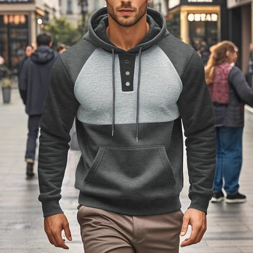 Men's European And American Trendy Designer Hoodie Polo Designer T-shirt Sports Casual New Hooded Swea