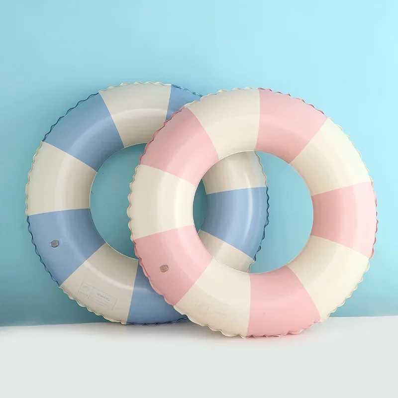 Hot-selling Factory Wholesale Thickened PVC Double Airbag Handle Swim Ring for Adult Inflatable Floating Ring M260316