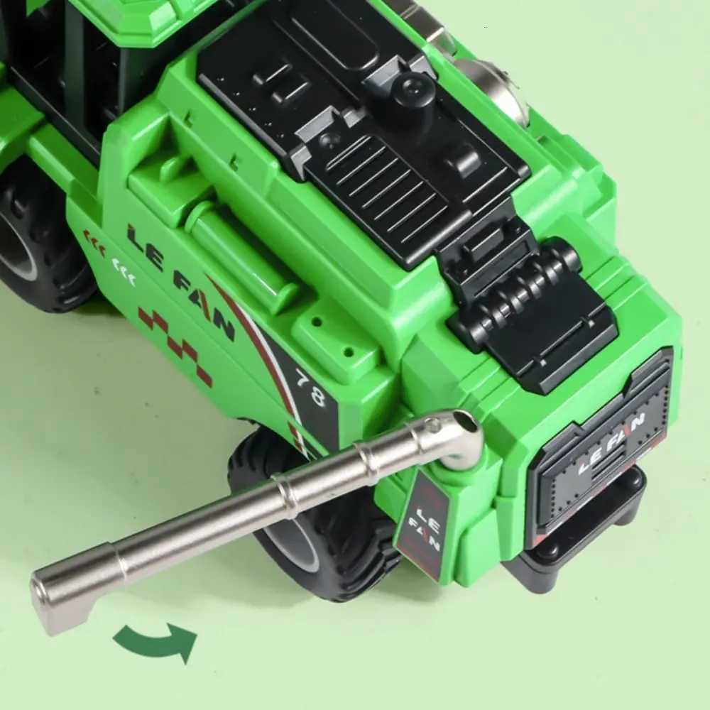 High Simulation Farm Tractor Toy Inertial Driving Movable Joint Harvester Truck Model Vehicle Toy Educational Farm Truck Toy Y260316