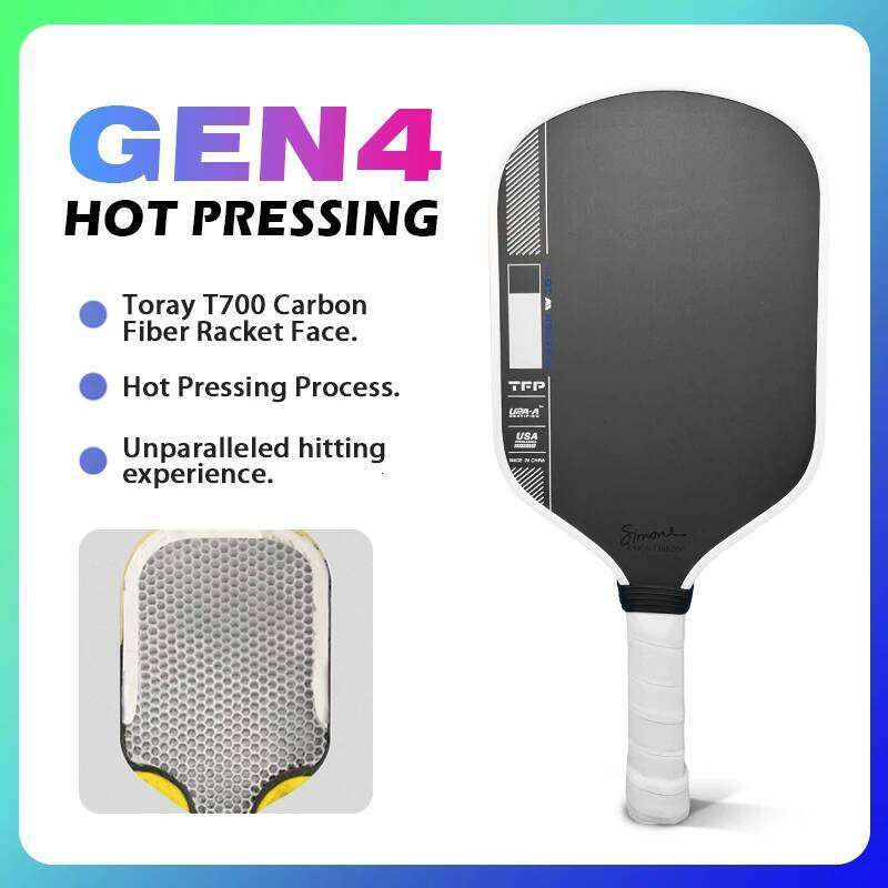 Perseus IV Paddle Ben Johns GEN 4 TFP Foam Core T700 Carbon Fiber Pickleball Rackets Increases Spin & Power 26Y0316