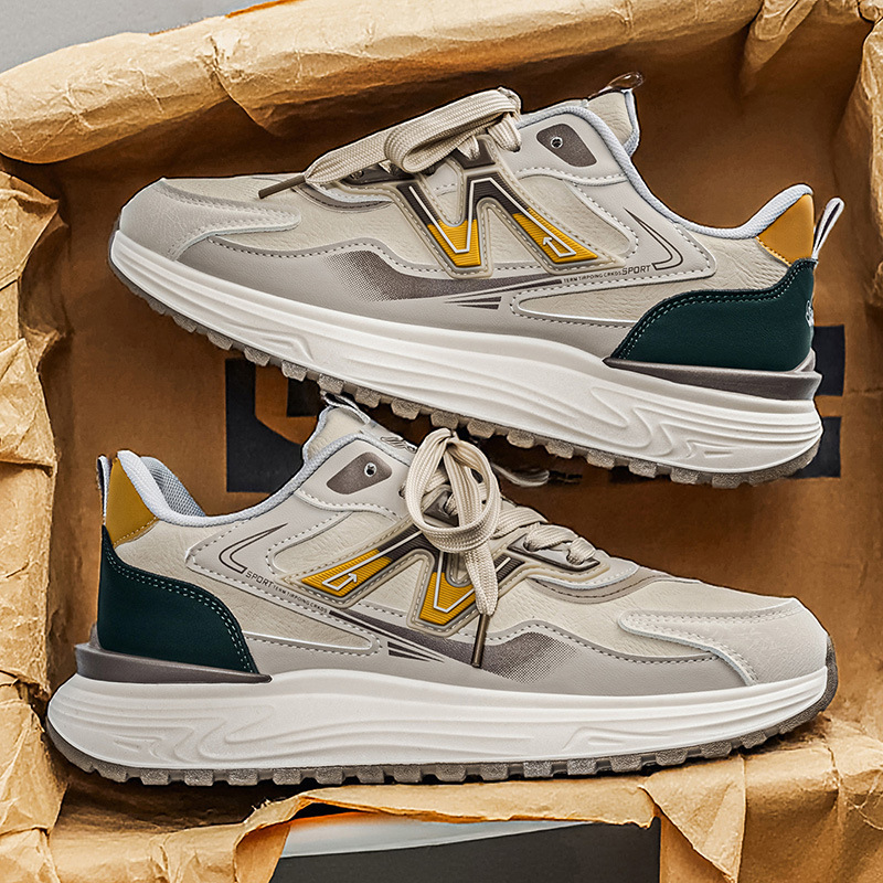 Free shipping 2026 Spring Hot Trendy Versatile Thick soled Casual Designer Sneakers Height Raising Sports Running Shoes for Teenagers