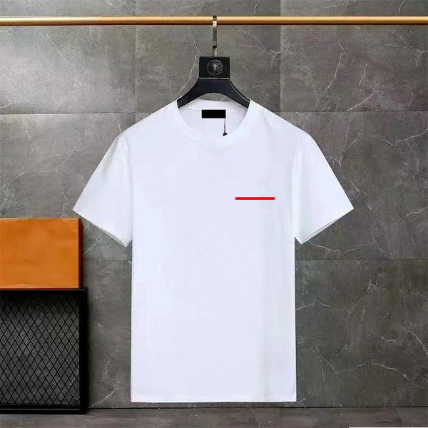 Designer men's T-shirt, casual men's and women's T-shirt, short-sleeved with letter print, cotton fabric