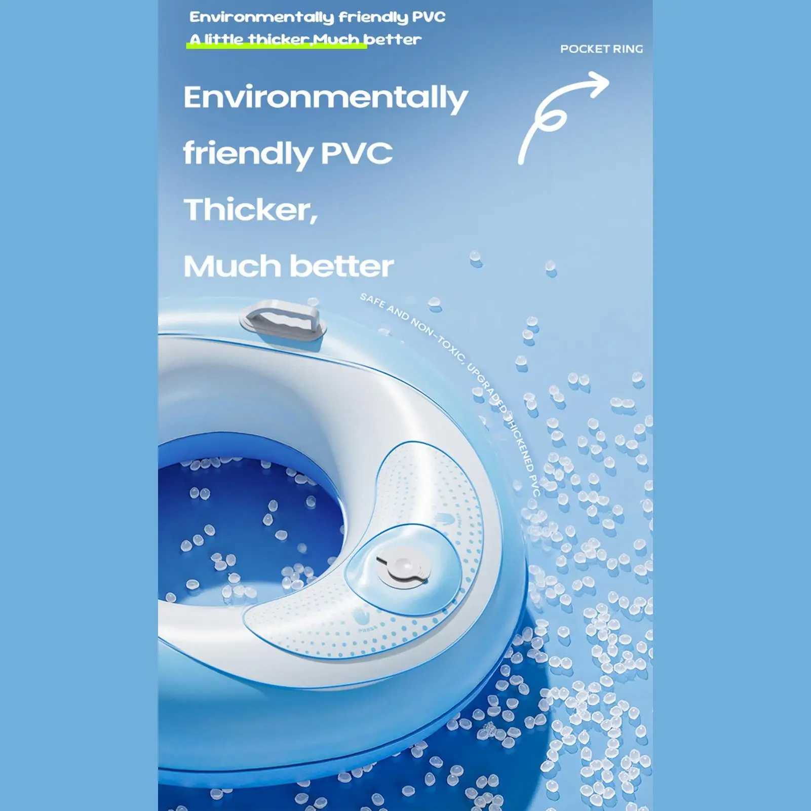 Pool Float Tube Inflatable Anti-Leak Toy Inflatable Tube Pool Float For Men Women Mother Girlfriend Sea Offshore Lake River M260316