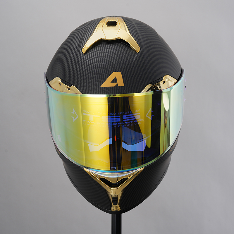 Motorcycle face mask with DOT certification. Double lens design. Motorcycle helmet for both men and women. Breathable and comfortable. Suitable for al