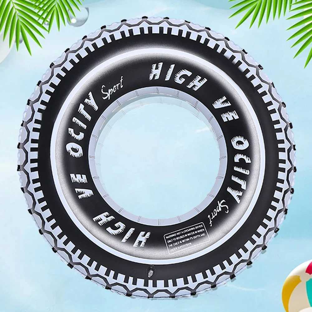 Inflatable Tire Swim Tube Pool Float Thickened Pool Floating Rings Inflatable Swimming Ring Air Mattress Water Play Beach Toys M260316