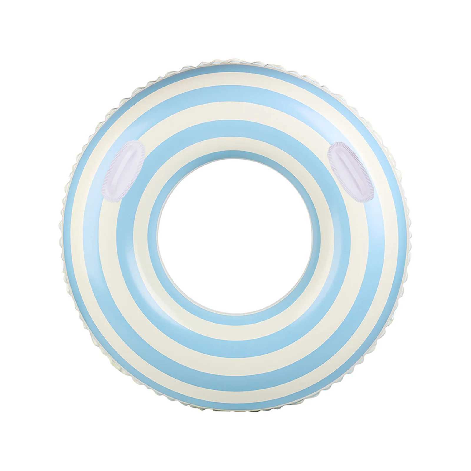 32 Inch Pool Tube With Handles Retro Orange Green Blue Swim Pool Rings Inflatable Float Loungers Tube Buoyancy Belt for Adults M260316