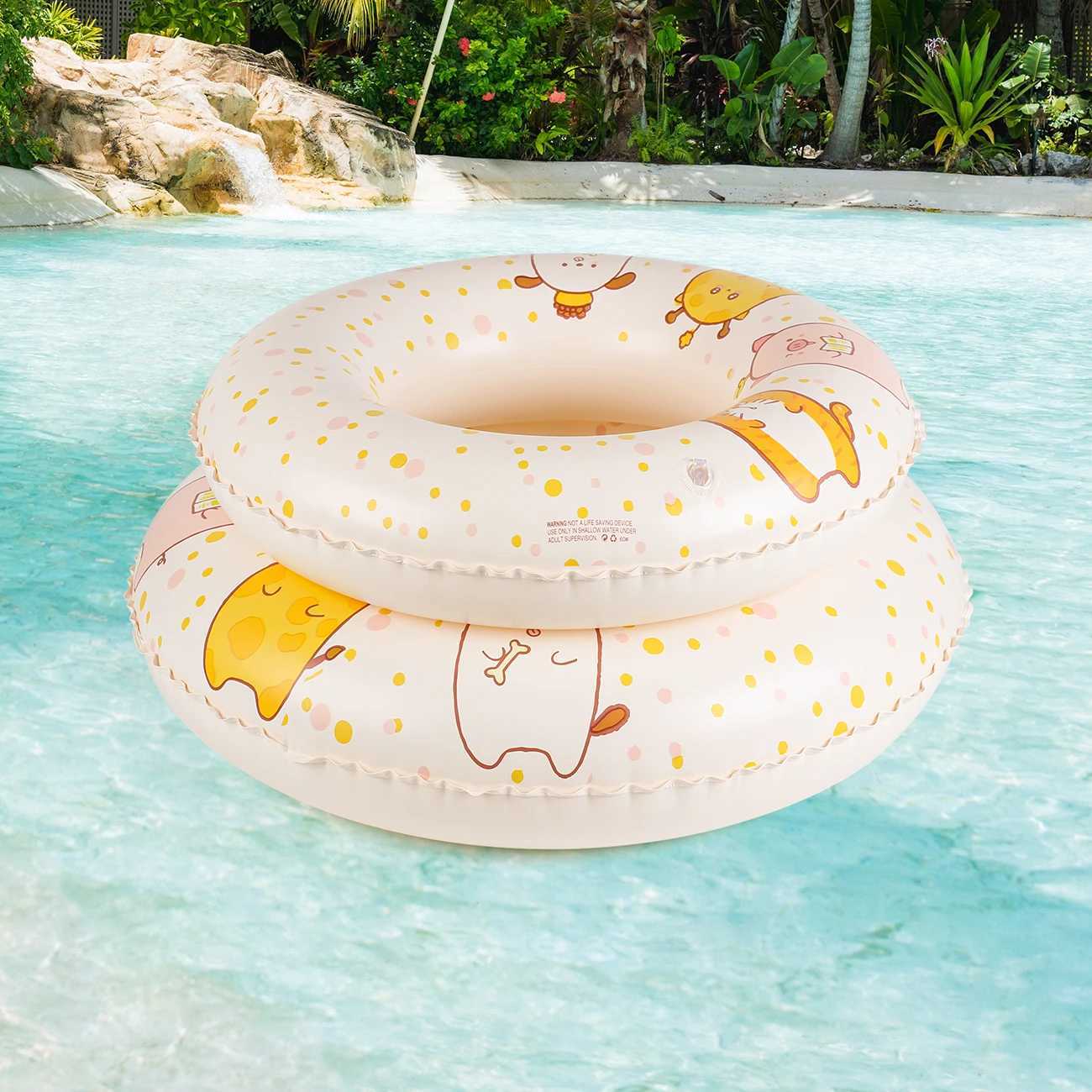 1PC Inflatable Pool Floats Adult Summer Thick Swimming Ring Suitable For Use As An Underarm Floating Ring At Pool Parties M260316