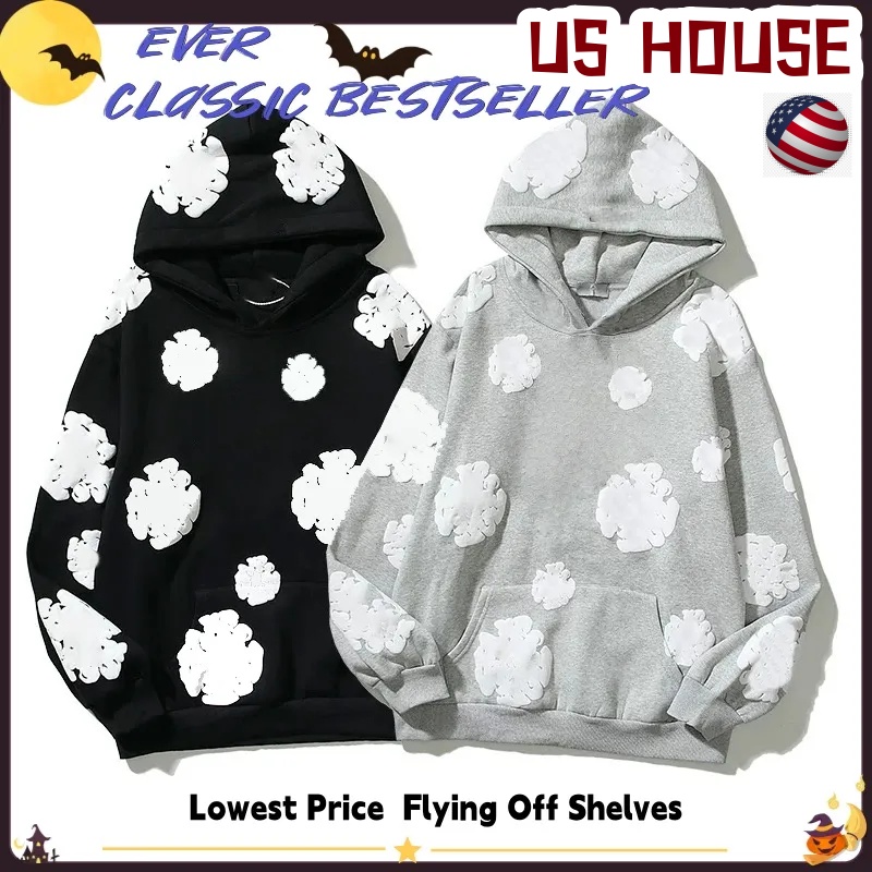 denim hoodie hoodie hoodies designer hoody hoodie clothes for men denimmly designer teerrshoodies clothes hoody sweatshirts pullover hooded shorts Cotton Wreath