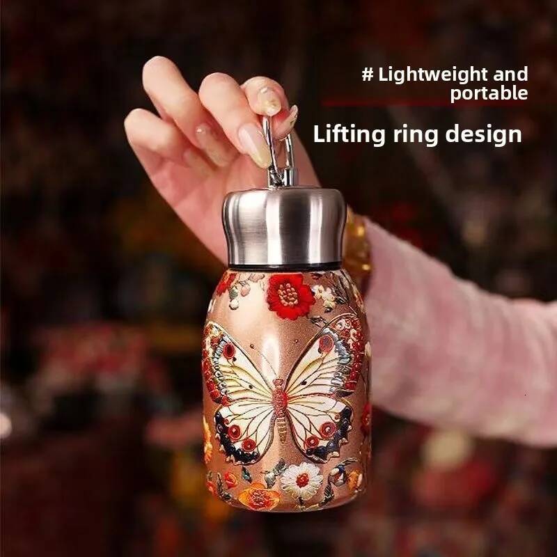 316 stainless steel thick-walled insulated cold and heat retention - girls' portable hot drink coffee cup