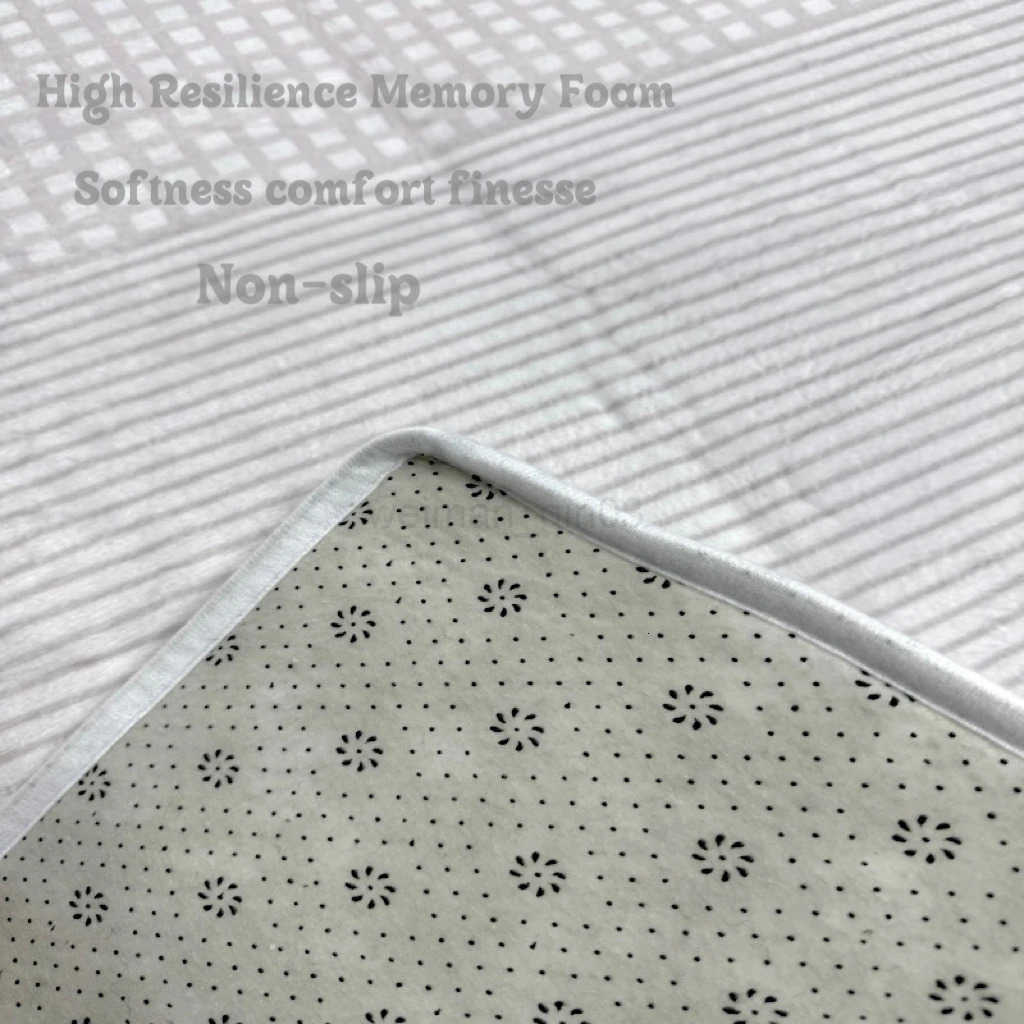 VIKAMA Nordic style green leaf bathroom floor mat bathroom quick drying anti slip mat bathroom door absorbent foot mat H260316