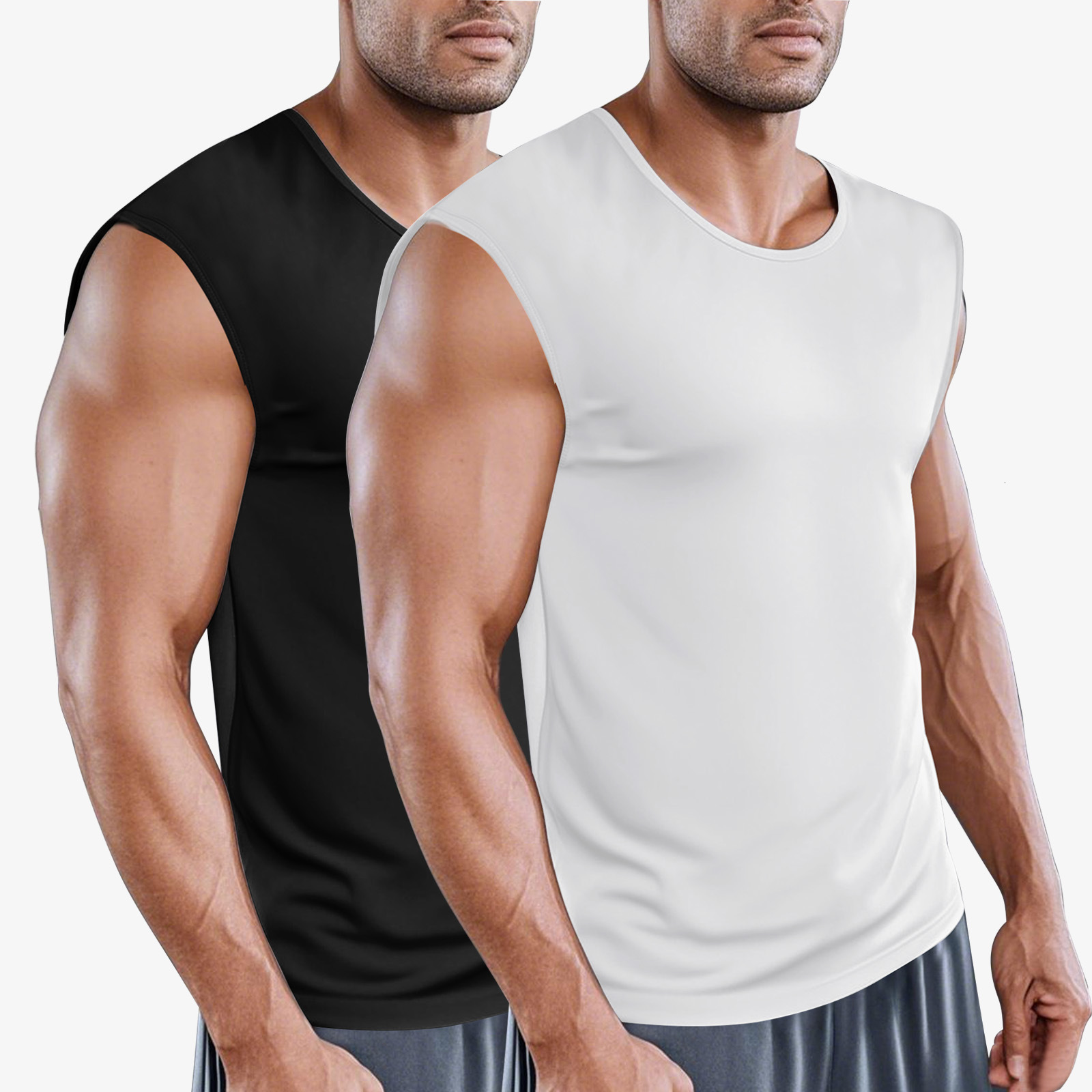 Polo European Designer Hoodie And American Men's Designer T-shirt Sports And Fitness Quickdry Tank Top Summer Sleeveless Loosefitting Undershirt