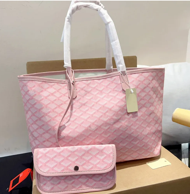 op Designer Double-sided Dual-use Calf Leather Tote Shopping Bags Single Shoulder Handbag Mini Women Green Version Beach Bag Pink Black Blue