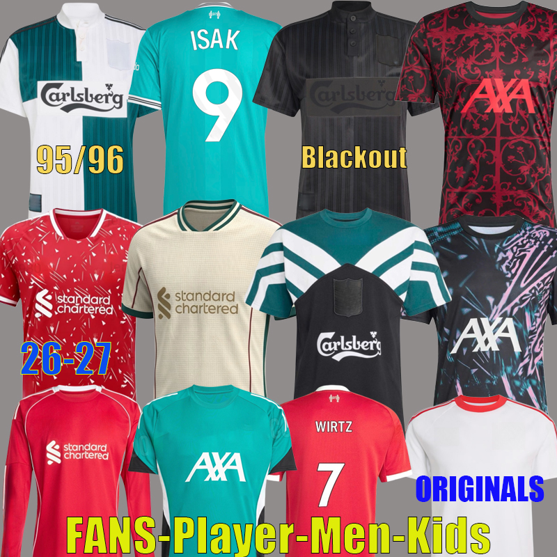 2025 2026 DIOGO J. WIRTZ KERKEZ FRIMPONG Soccer Jerseys 25 26 Kit Football Shirt Fans Player Home Away thrid maillot de Foot men kids football kits tops originals