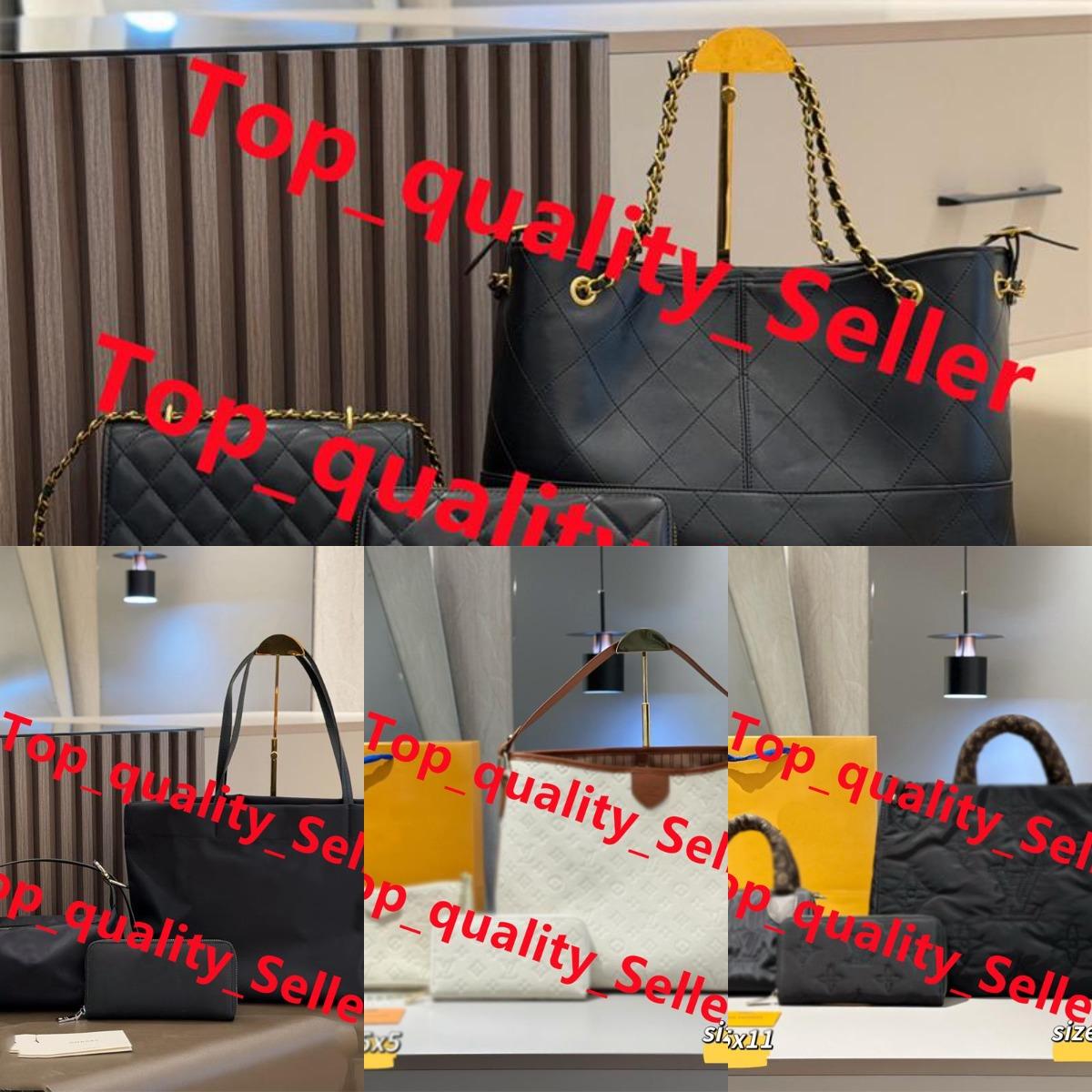 2026 Designer Women Luxury Handbag Ges Three-piece Set Shoulder Oblique Span Beauty Wallet Chain Bag Women's Printing new