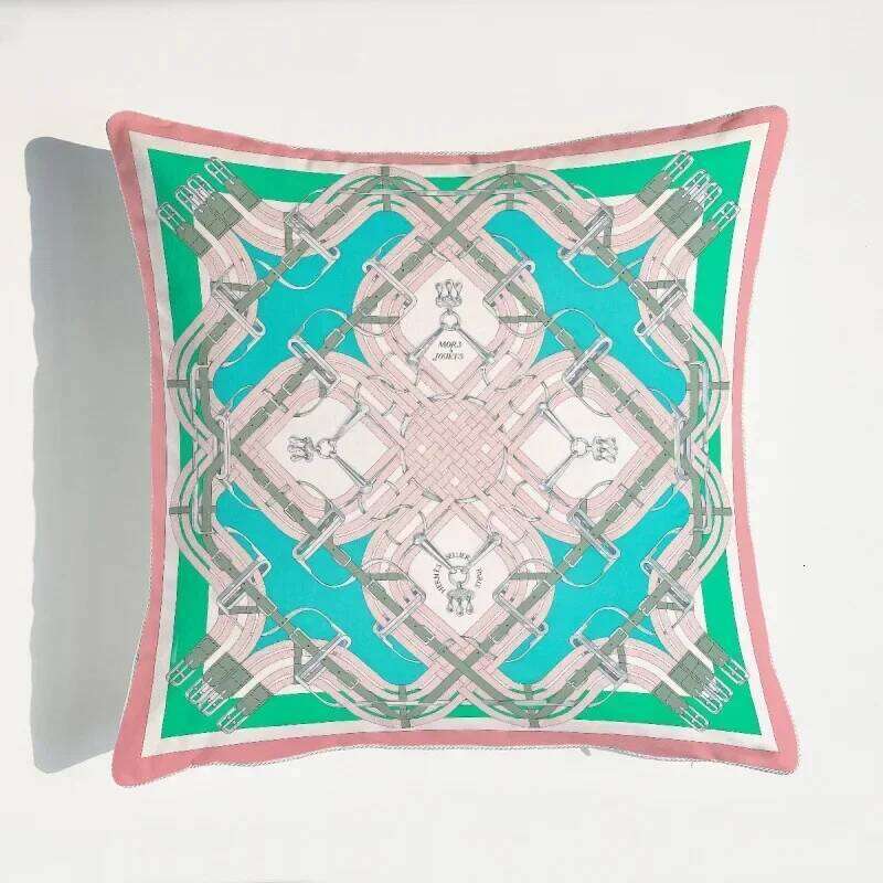 2025 New Luxury Pink Series Horse Velvet Cushion Soft Cover Pillowcase Home Decorative Pillows Sofa Throw Pillow Case 26H0316