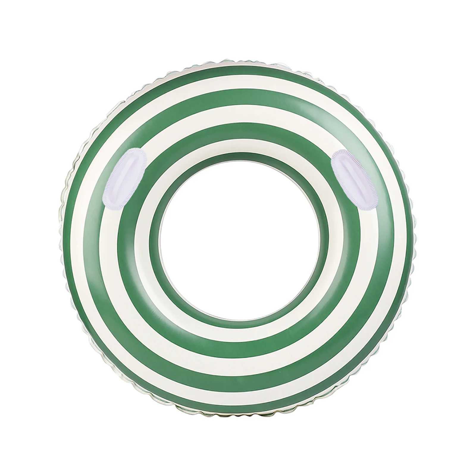 32 Inch Pool Tube With Handles Retro Orange Green Blue Swim Pool Rings Inflatable Float Loungers Tube Buoyancy Belt for Adults M260316