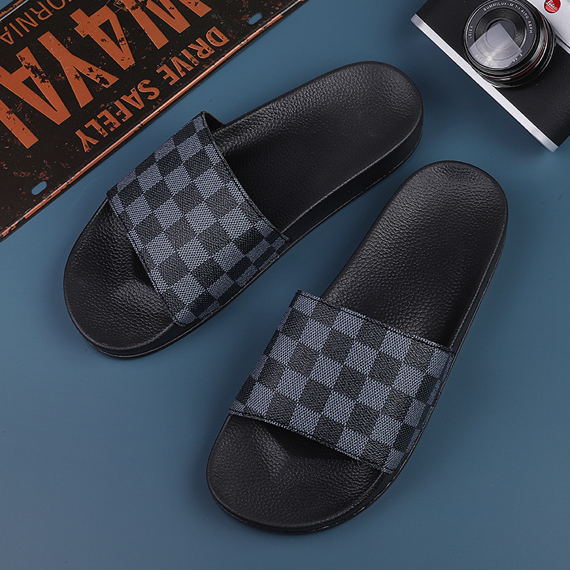 Free Shipping 2026 Men's Luxury Slides, Summer Outdoor Trendy Flip Flops, Anti-Slip Soft Sole Beach Slippers