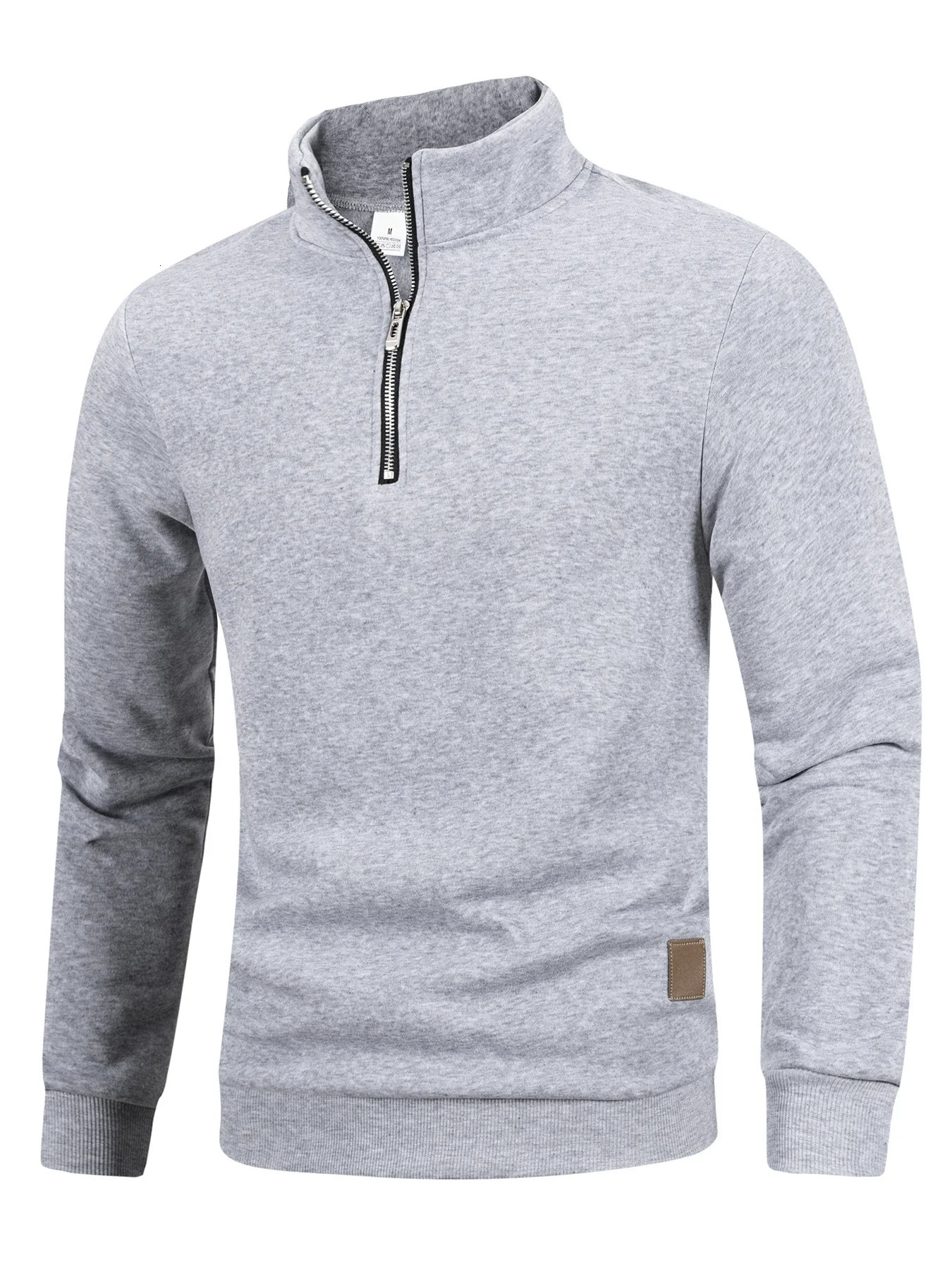 Mens Quarter Zip Up Long SleeveSlim Fit Lightweight Mock Neck Pullover Casual Sweaters Half Turtleneck Cozy Outdoor Streetwear 260313