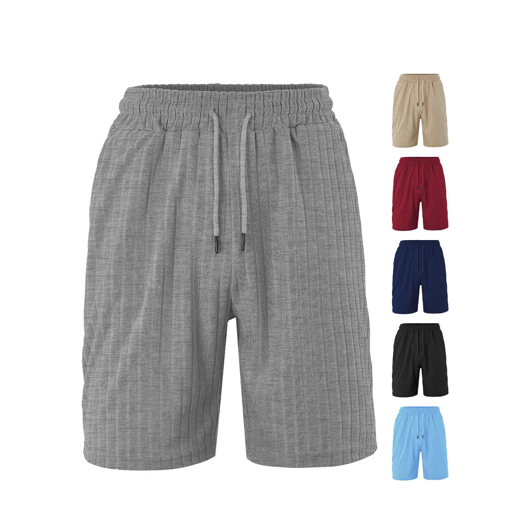 European And American Men's Designer Shorts Summer Loose Breathable Slightly Elastic Towel Jacquard Fabric Essential Shorts Essentials Shorts Casual Shorts