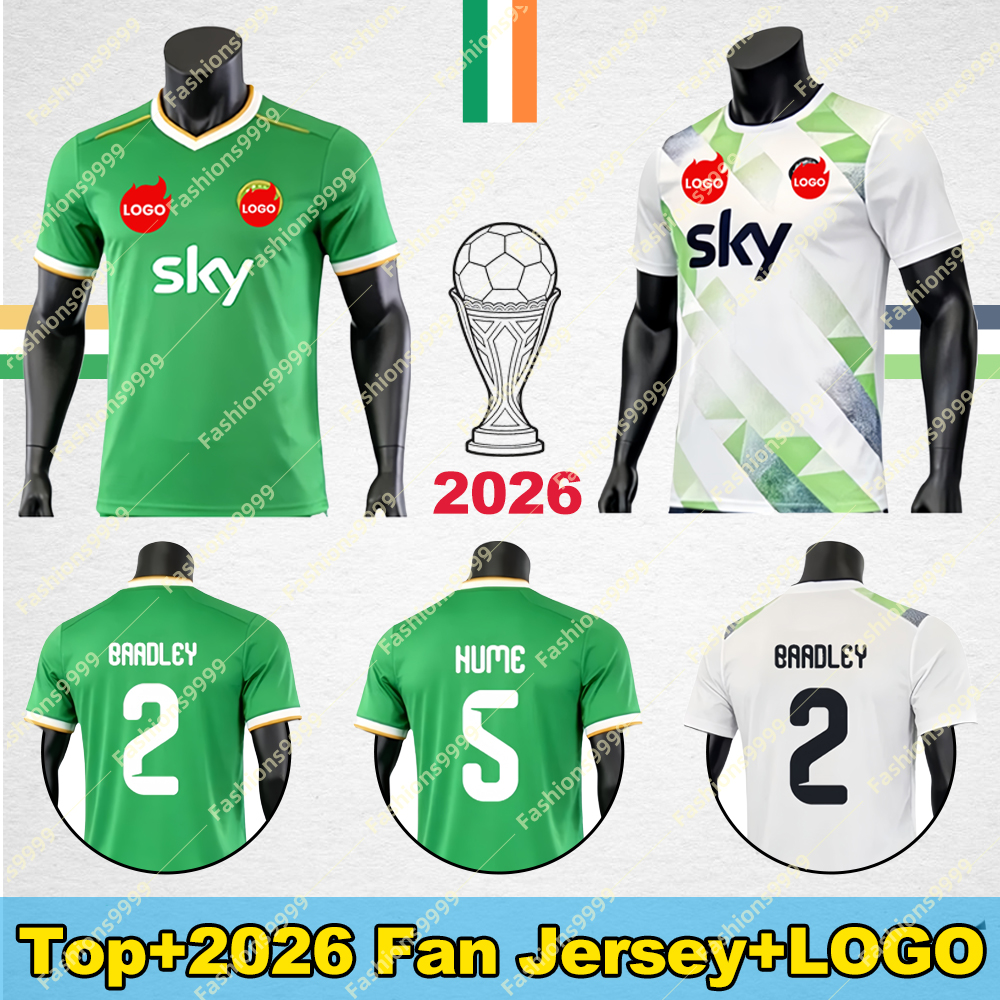 Ireland soccer jersey 2026,World Cup 2026 Jersey,Ireland Football Shirt,Home and Away Fan Soccer Jerseys,Customizable jersey names and numbers, 16-4XL