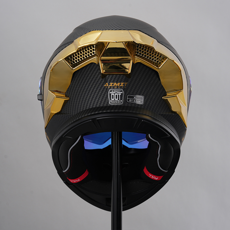 Motorcycle face mask with DOT certification. Double lens design. Motorcycle helmet for both men and women. Breathable and comfortable. Suitable for al