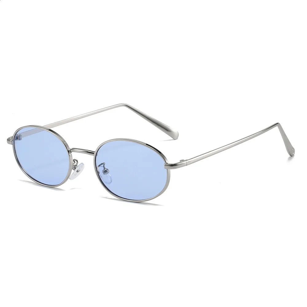 Retro Sexy Small Oval Leopard Print Sunglasses for Women Cute Ins No Makeup Solid Color Glasses Frame Mens Glasses Cute Decorat 260313