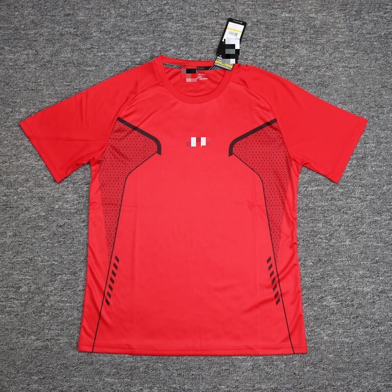 Men's Quick Dry Short Sleeve Gym Running Moisture Wicking Round Neck T-Shirt Training Exercise Gym Sport Shirt Tops Lightweight