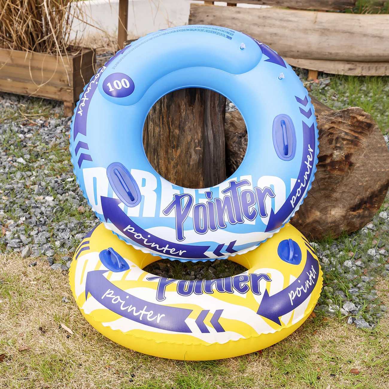 Double Balloon Inflatable Swimming RingBeach toys Pool Floaties for AdultsSwim Inner Tube for Pool M260316