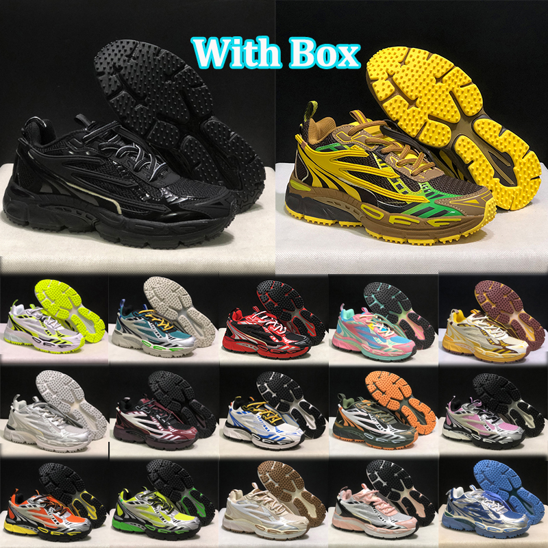 with box designer running shoes sports off sneakers chaussure men women trainers outdoor comfortable platform shoes black white