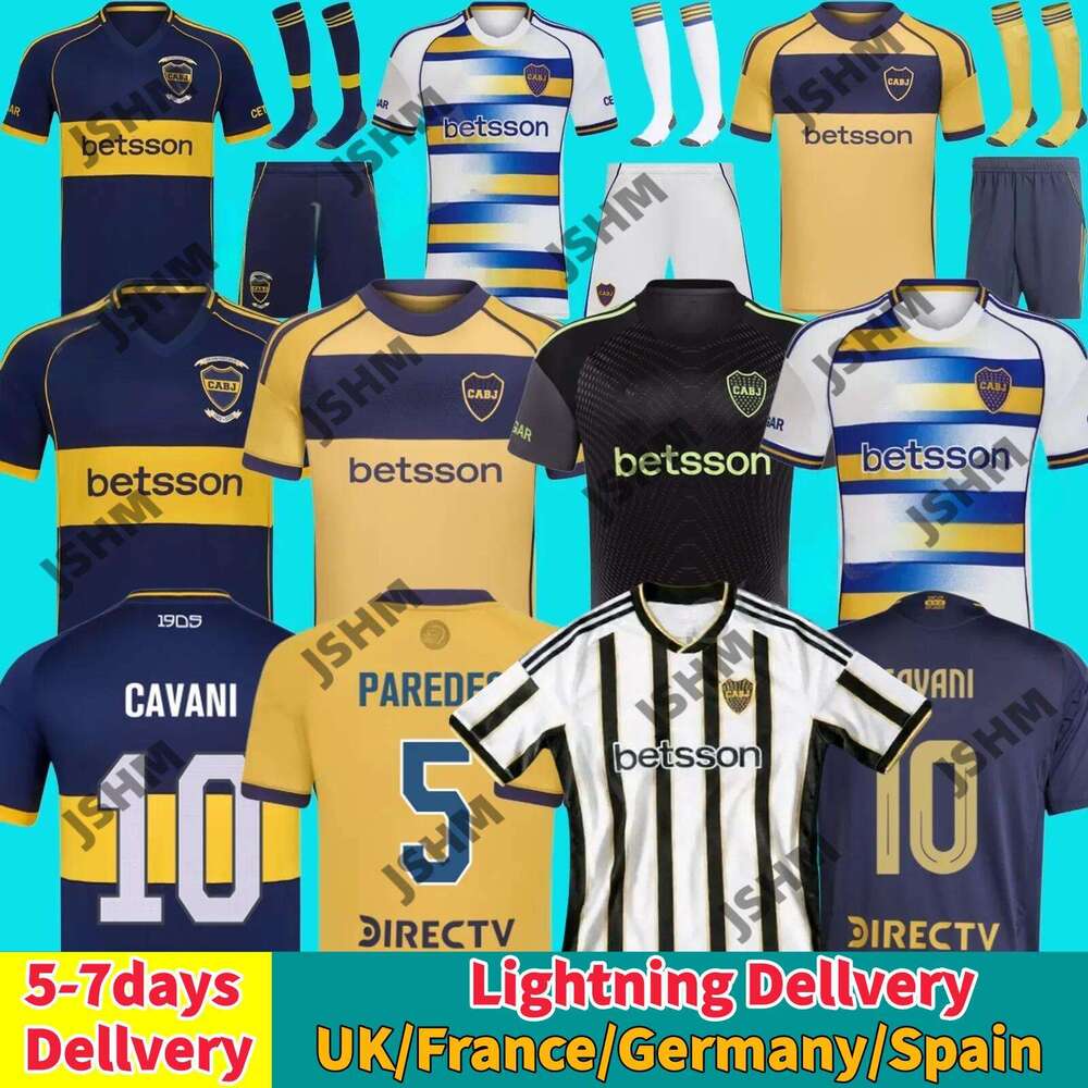 25 26 27 BoCa JuNiOrs Soccer Jerseys Player Version CAVANI GIMENEZ M.MERENTIEL ZENON AGUIRRE BLONDEL Goalkeeper Men Kids Kits 2026 Football Shirts top 3XL 4XL