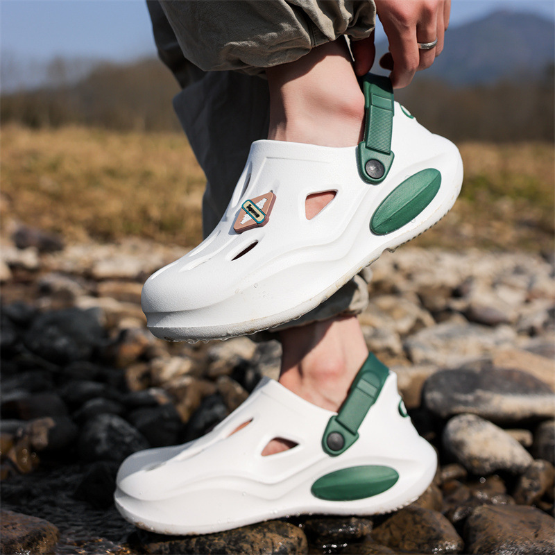 Children and adolescents for Men Women EVA Clogs Adjustable Strap Non-slip Outdoor Beach Pool Slippers Casual Sandals Summer Beach Slippers For Daily 