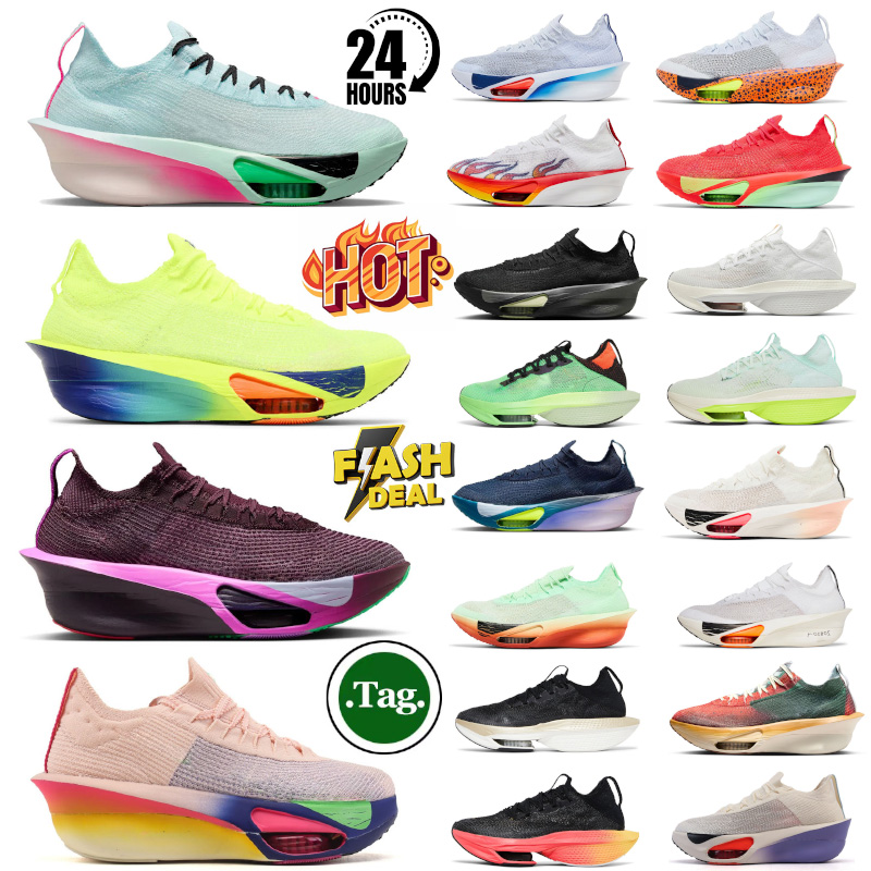 alpha fly 2 3 designer running shoes for men women Obsidian Light Army Desert Moss Hyper Pink Bordeaux Bright Crimson mens trainers outdoor sneakers