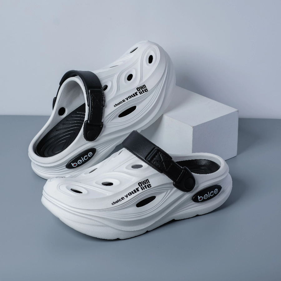 Unisex EVA Clogs Streamline Pattern Non-slip Sole Outdoor Beach Pool Slippers Lightweight Casual Shoes Teenagers For Boys Girls Free shipping