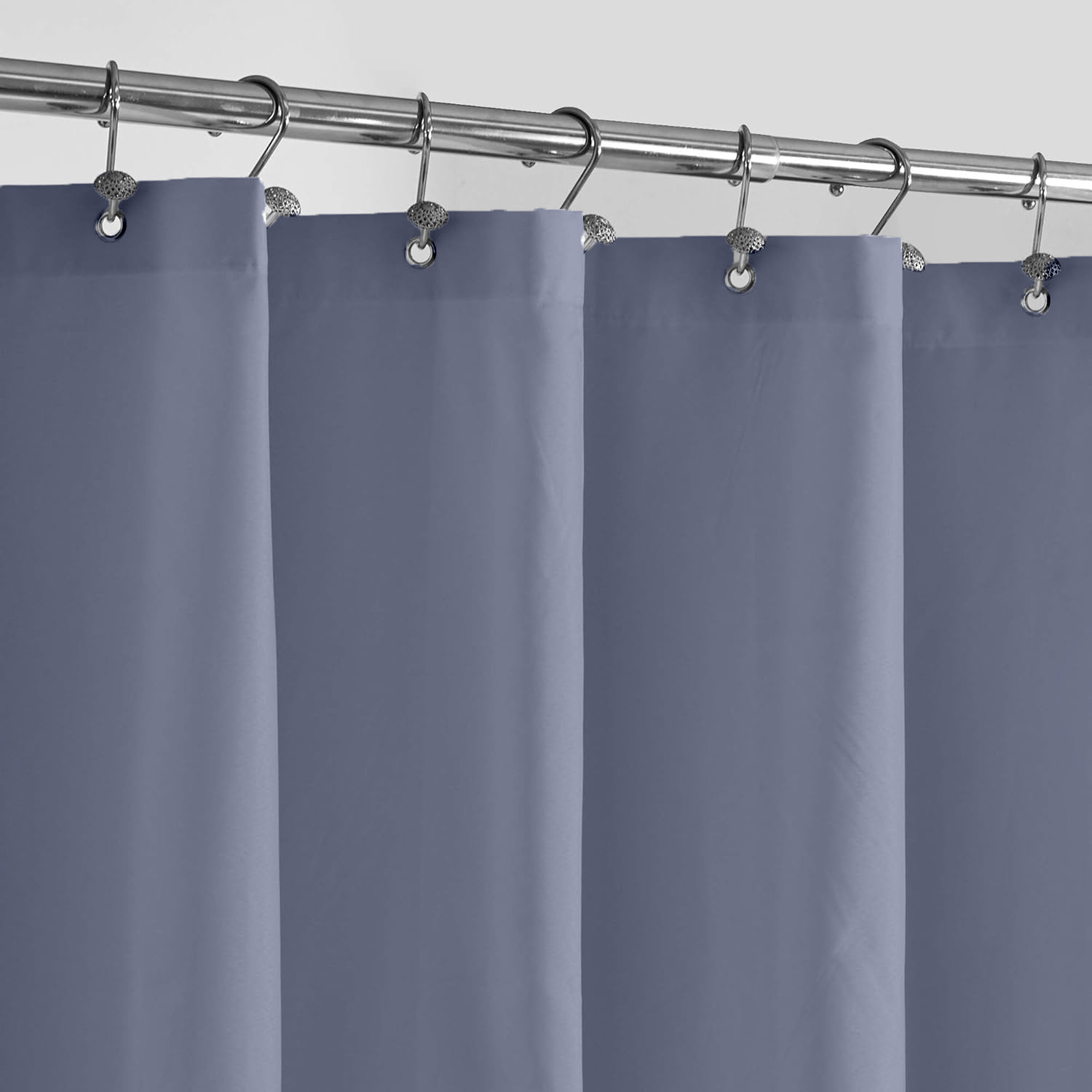 YL-38354 Solid Color Imitation Linen Shower Curtain, Solid Color Polyester Bathroom Curtain, Hotel Toilet Partition Curtain Customization