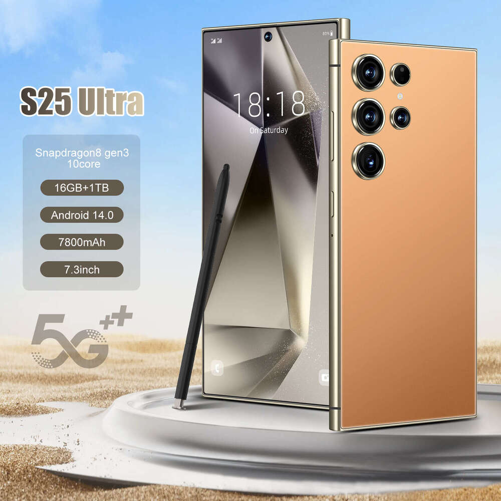 Best-selling smartphone S25 Ultra incell large screen 7.3inch Octa-core Android 12 16+1T - view 4