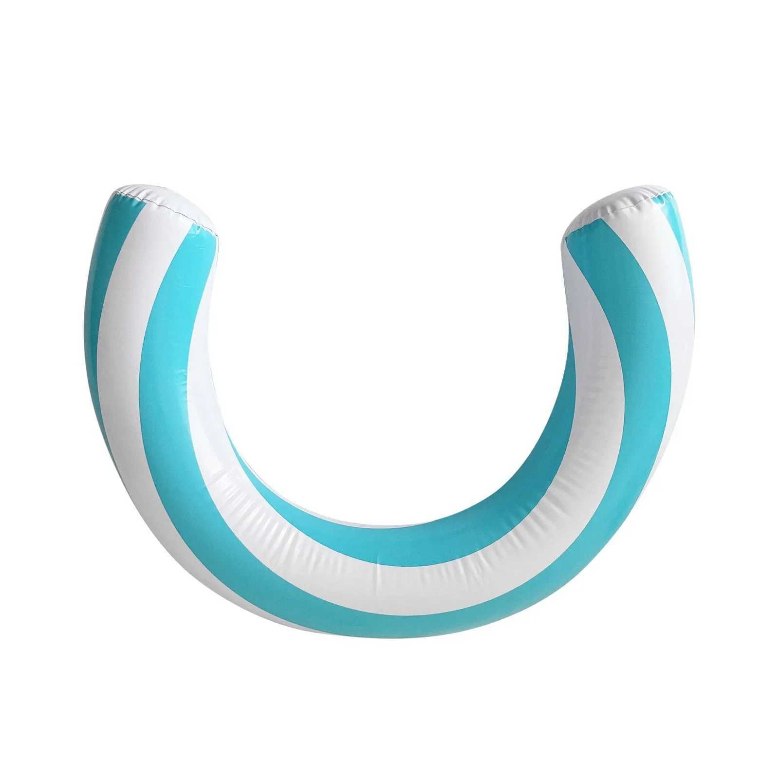 Summer New Inflatable Swimming Rings Cross-Border Hot Seller PVC Curved Pool Surface Floating Row M260316